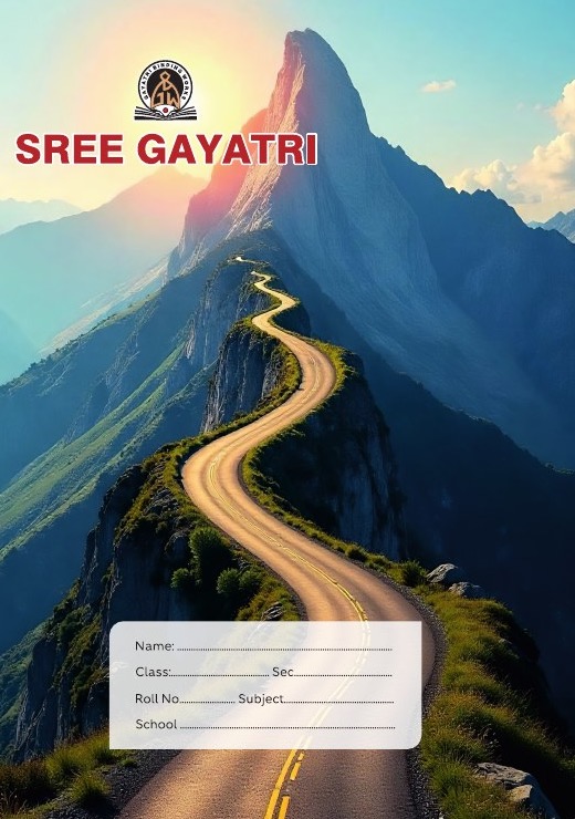 Sree Gayatri mountain road notebook cover